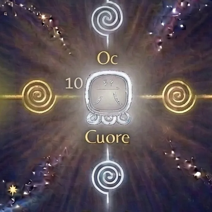 Il glifo centrale di una lettura della Croce Maya